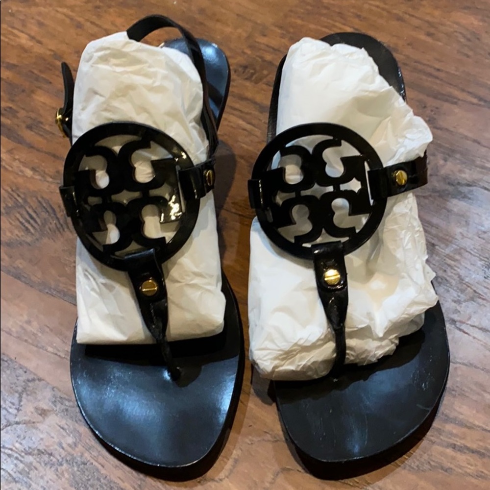 Tory Burch Holly Heel Black 10